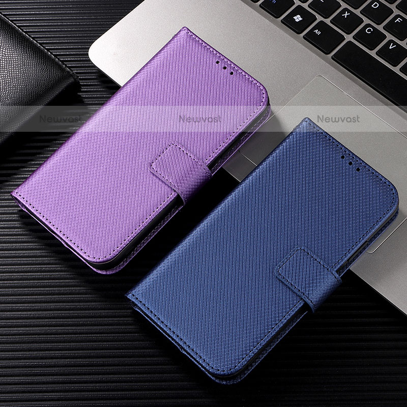 Leather Case Stands Flip Cover Holder BY1 for Samsung Galaxy XCover 5 SM-G525F