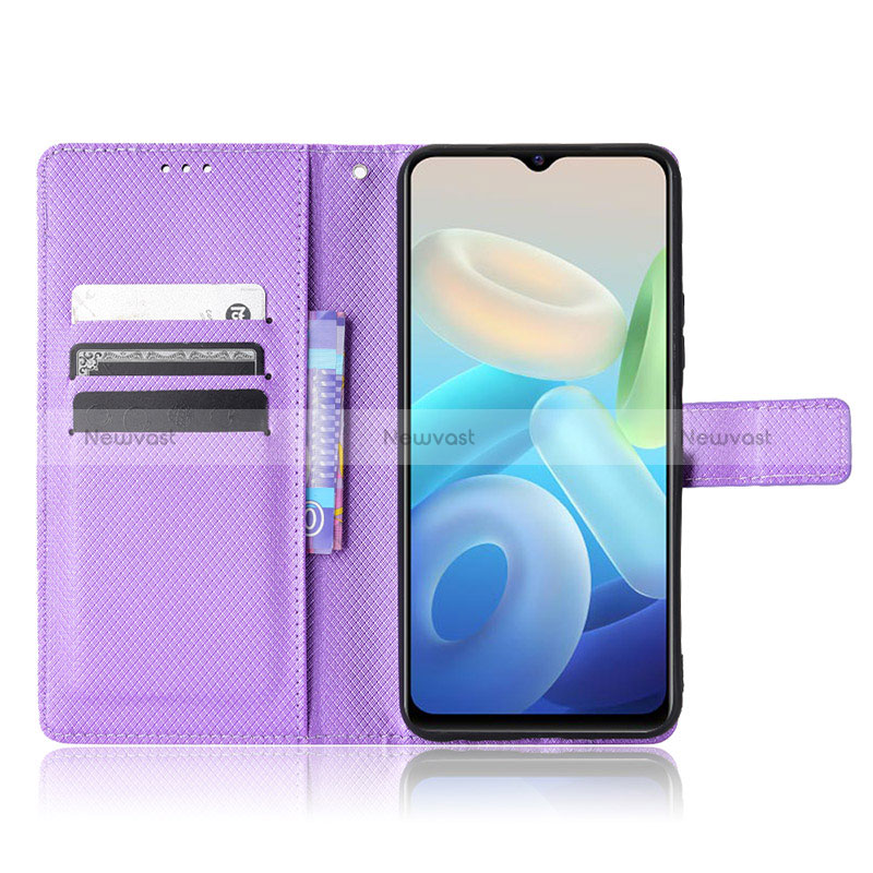 Leather Case Stands Flip Cover Holder BY1 for Vivo iQOO Z6 5G