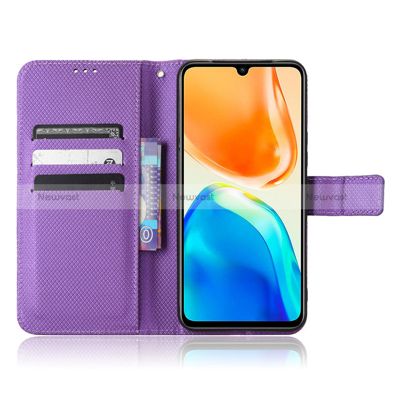 Leather Case Stands Flip Cover Holder BY1 for Vivo X80 Lite 5G