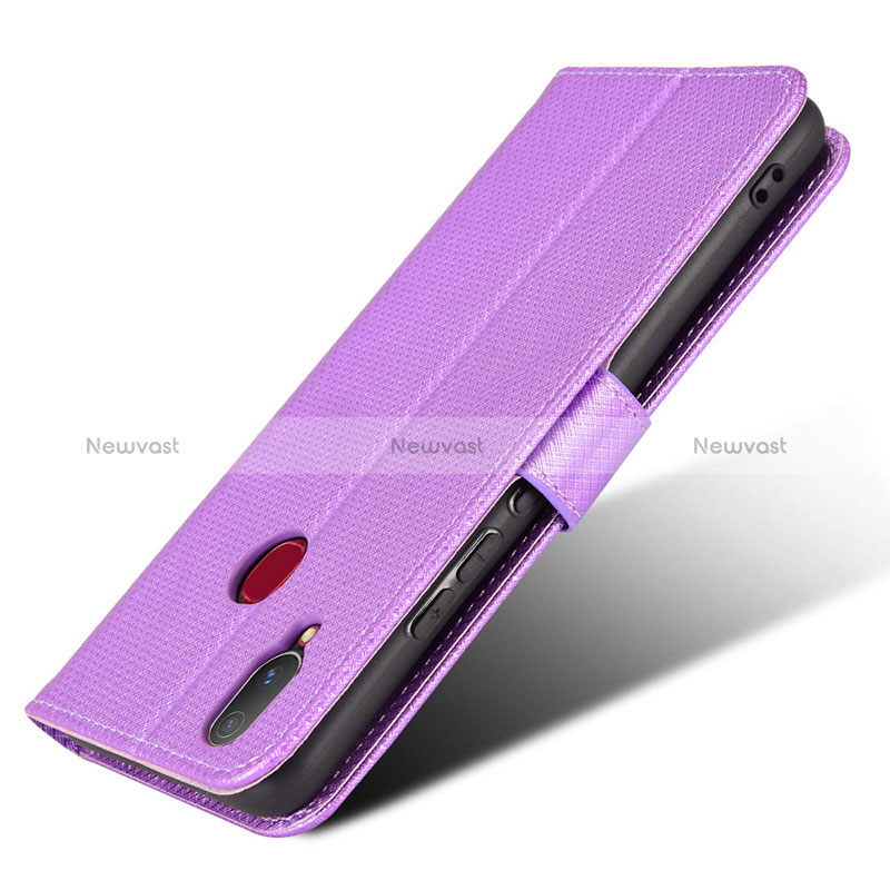 Leather Case Stands Flip Cover Holder BY1 for Vivo Y11