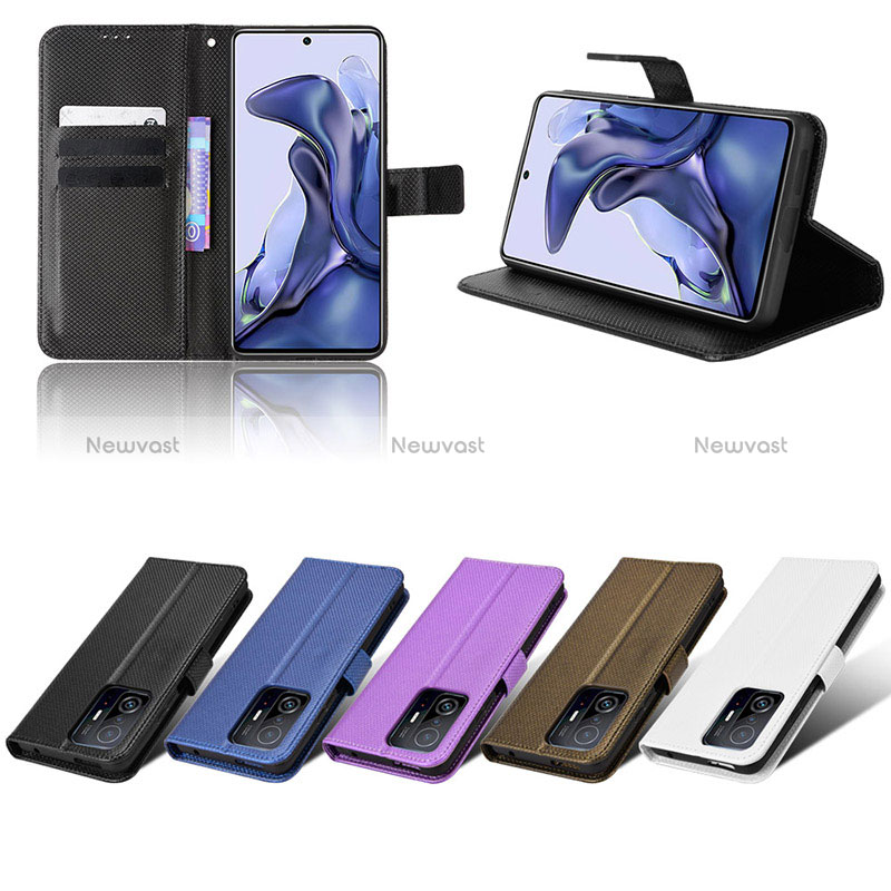 Leather Case Stands Flip Cover Holder BY1 for Xiaomi Mi 11T 5G