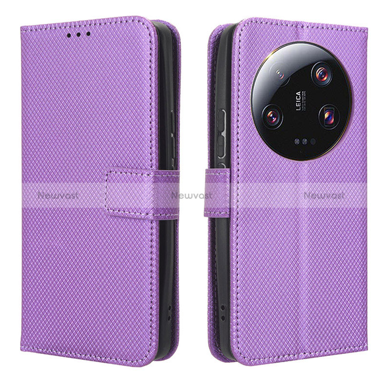 Leather Case Stands Flip Cover Holder BY1 for Xiaomi Mi 13 Ultra 5G