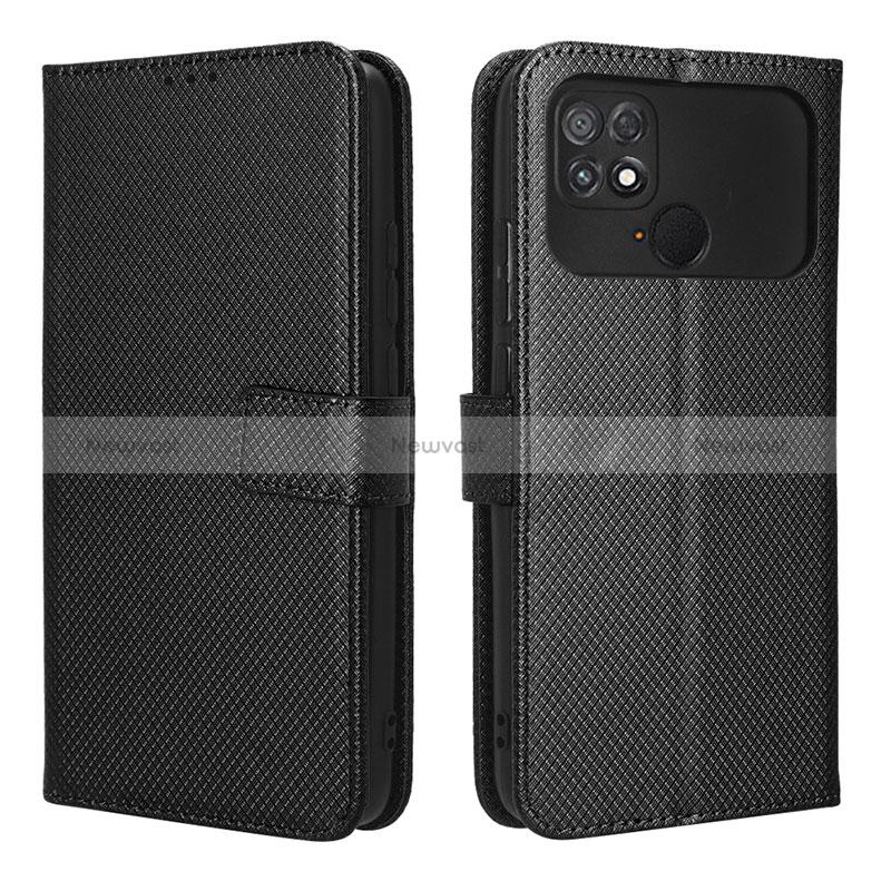 Leather Case Stands Flip Cover Holder BY1 for Xiaomi Poco C40