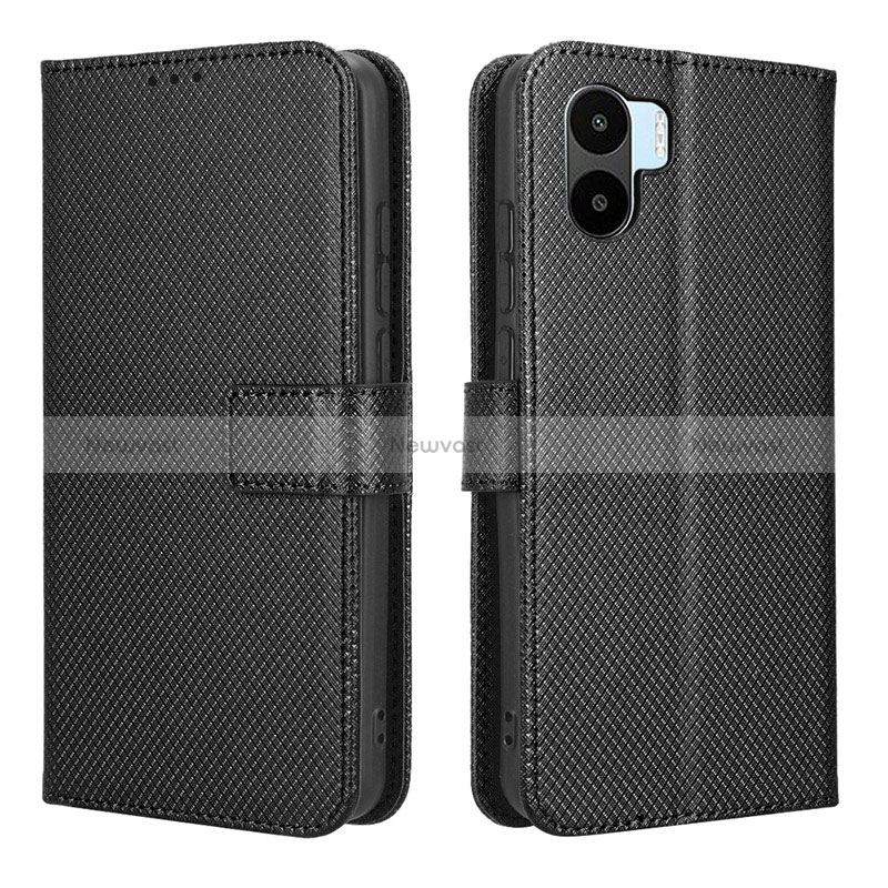 Leather Case Stands Flip Cover Holder BY1 for Xiaomi Poco C51