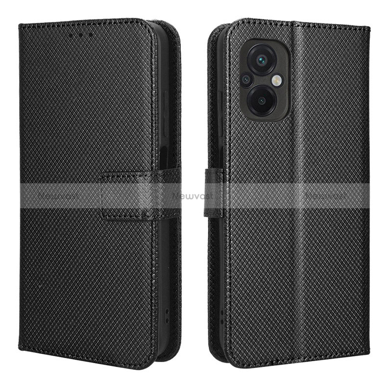 Leather Case Stands Flip Cover Holder BY1 for Xiaomi Poco M5 4G