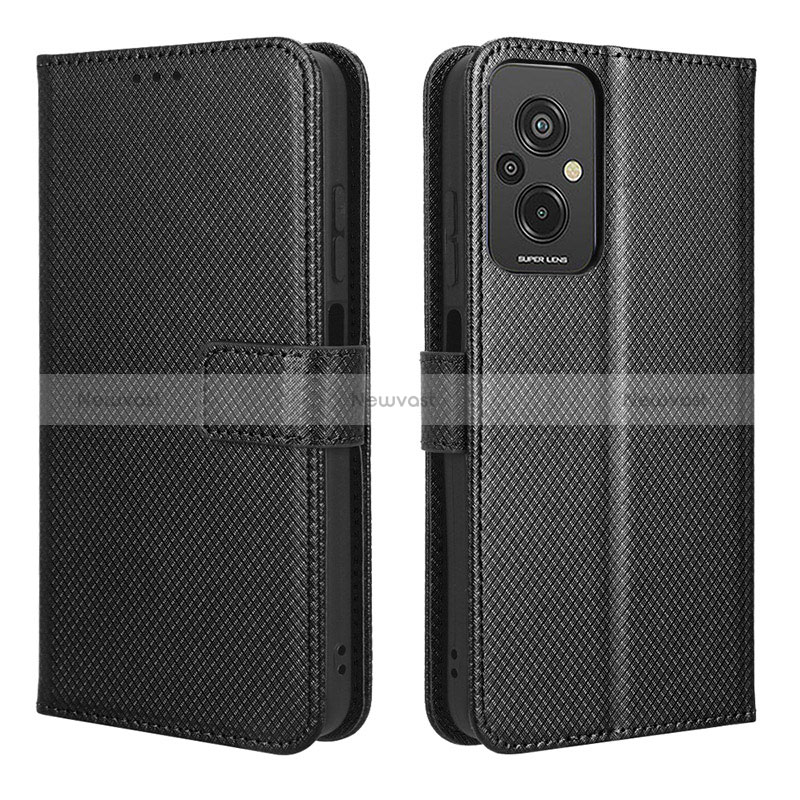 Leather Case Stands Flip Cover Holder BY1 for Xiaomi Redmi 11 Prime 4G