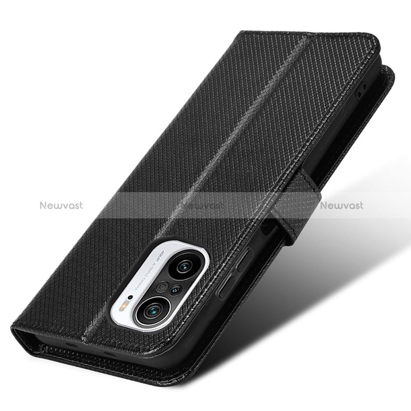 Leather Case Stands Flip Cover Holder BY1 for Xiaomi Redmi K40 Pro 5G