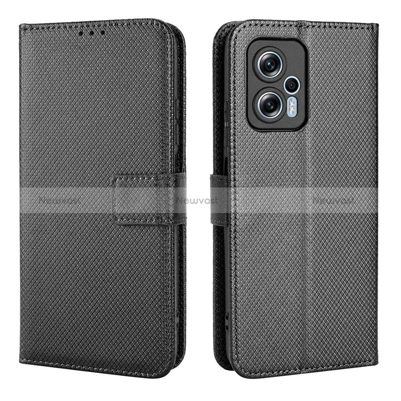 Leather Case Stands Flip Cover Holder BY1 for Xiaomi Redmi K50i 5G