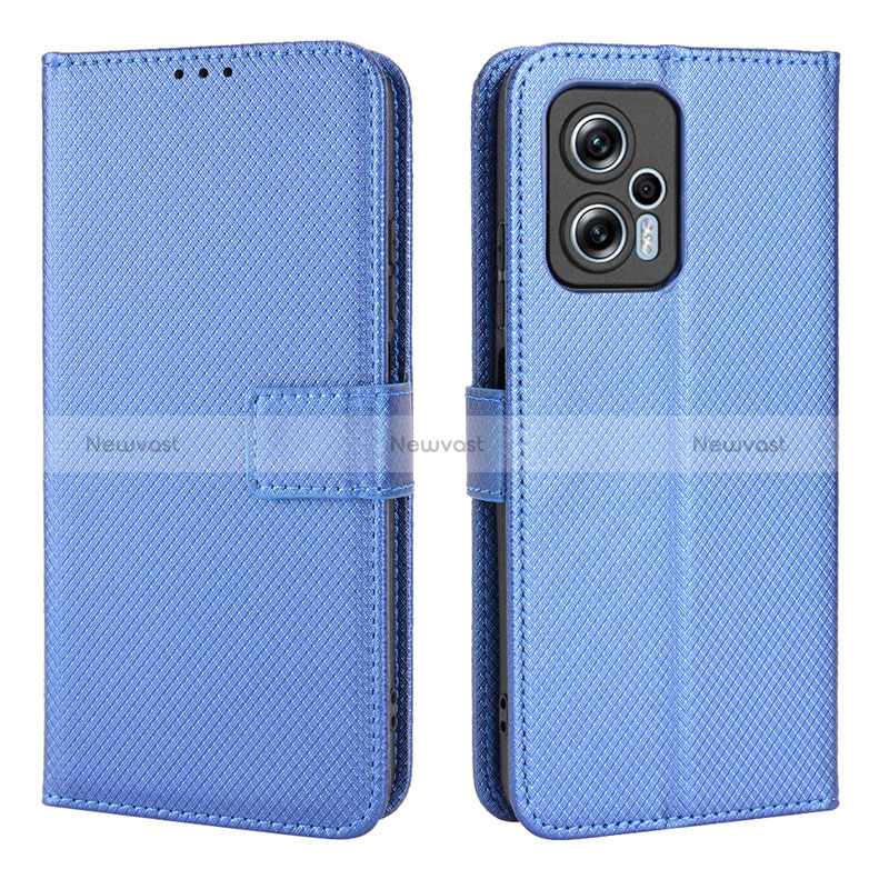 Leather Case Stands Flip Cover Holder BY1 for Xiaomi Redmi K50i 5G