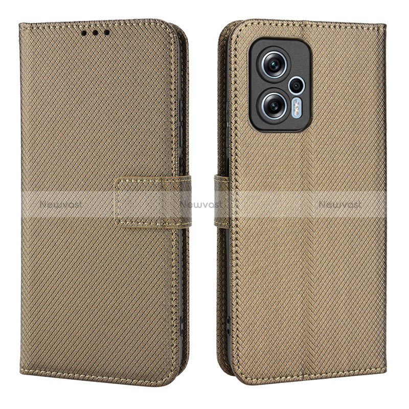 Leather Case Stands Flip Cover Holder BY1 for Xiaomi Redmi K50i 5G