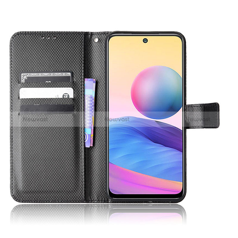 Leather Case Stands Flip Cover Holder BY1 for Xiaomi Redmi Note 10 JE 5G