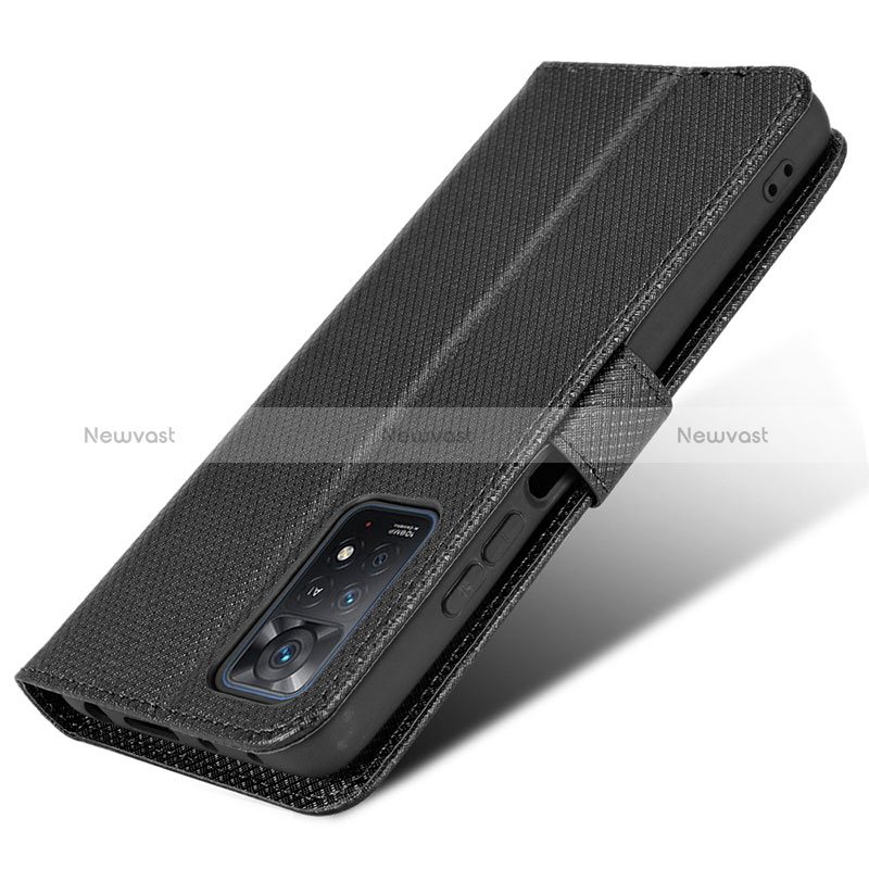 Leather Case Stands Flip Cover Holder BY1 for Xiaomi Redmi Note 11 Pro 5G