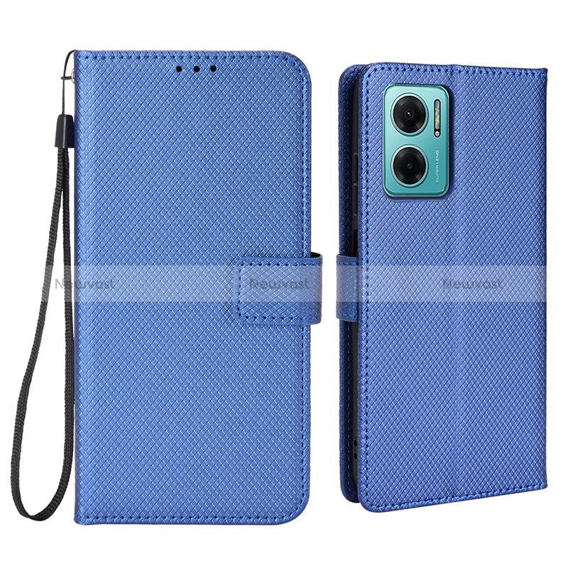 Leather Case Stands Flip Cover Holder BY1 for Xiaomi Redmi Note 11E 5G