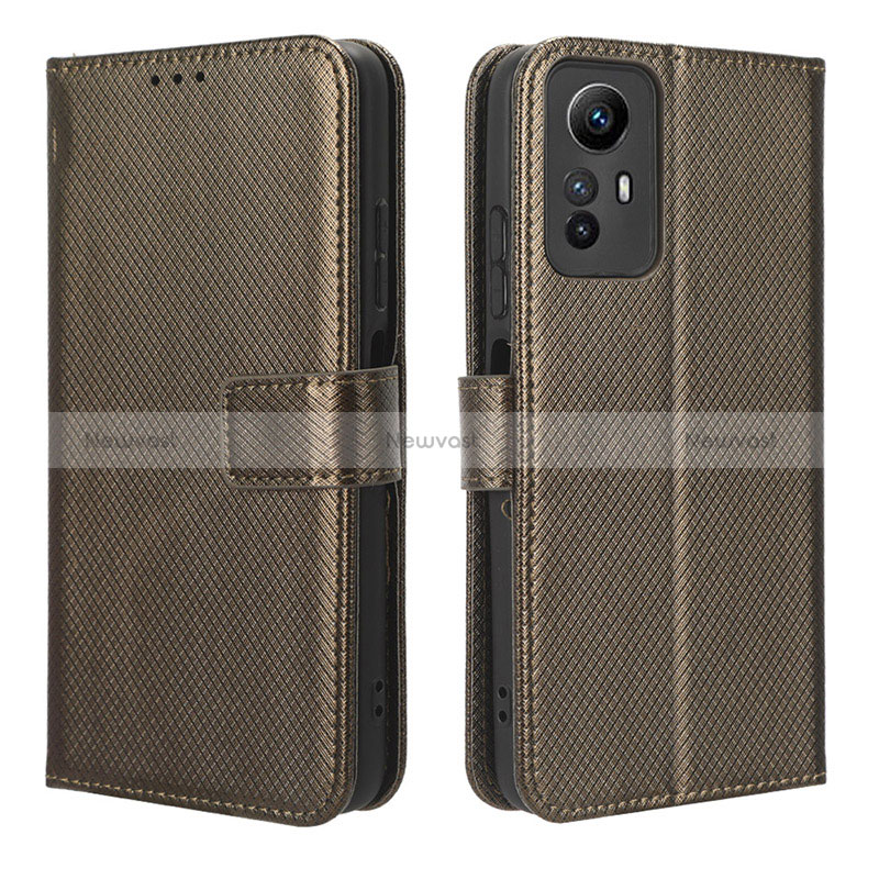 Leather Case Stands Flip Cover Holder BY1 for Xiaomi Redmi Note 12S