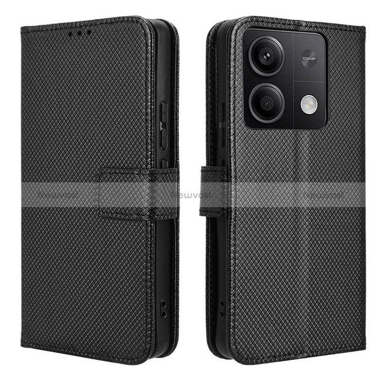 Leather Case Stands Flip Cover Holder BY1 for Xiaomi Redmi Note 13 5G