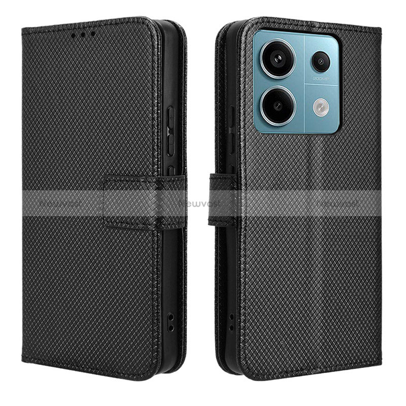 Leather Case Stands Flip Cover Holder BY1 for Xiaomi Redmi Note 13 Pro 5G