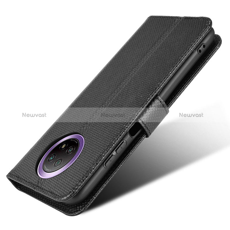 Leather Case Stands Flip Cover Holder BY1 for Xiaomi Redmi Note 9 5G