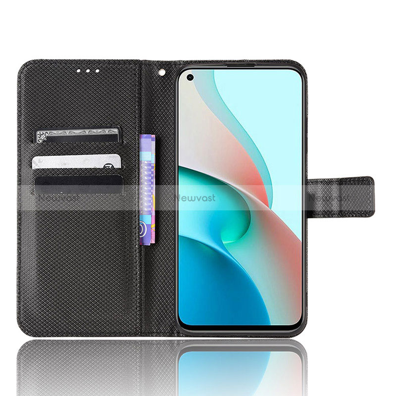 Leather Case Stands Flip Cover Holder BY1 for Xiaomi Redmi Note 9 5G