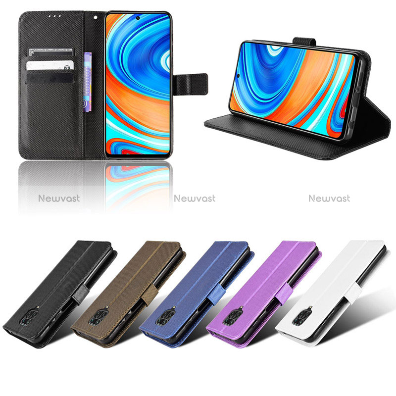 Leather Case Stands Flip Cover Holder BY1 for Xiaomi Redmi Note 9 Pro Max