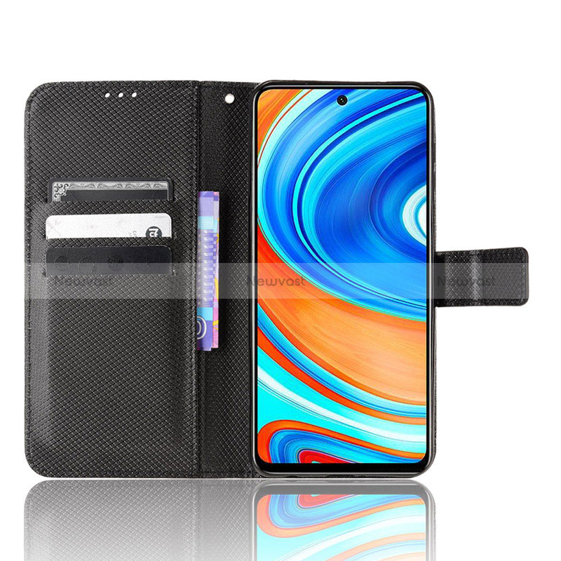 Leather Case Stands Flip Cover Holder BY1 for Xiaomi Redmi Note 9S