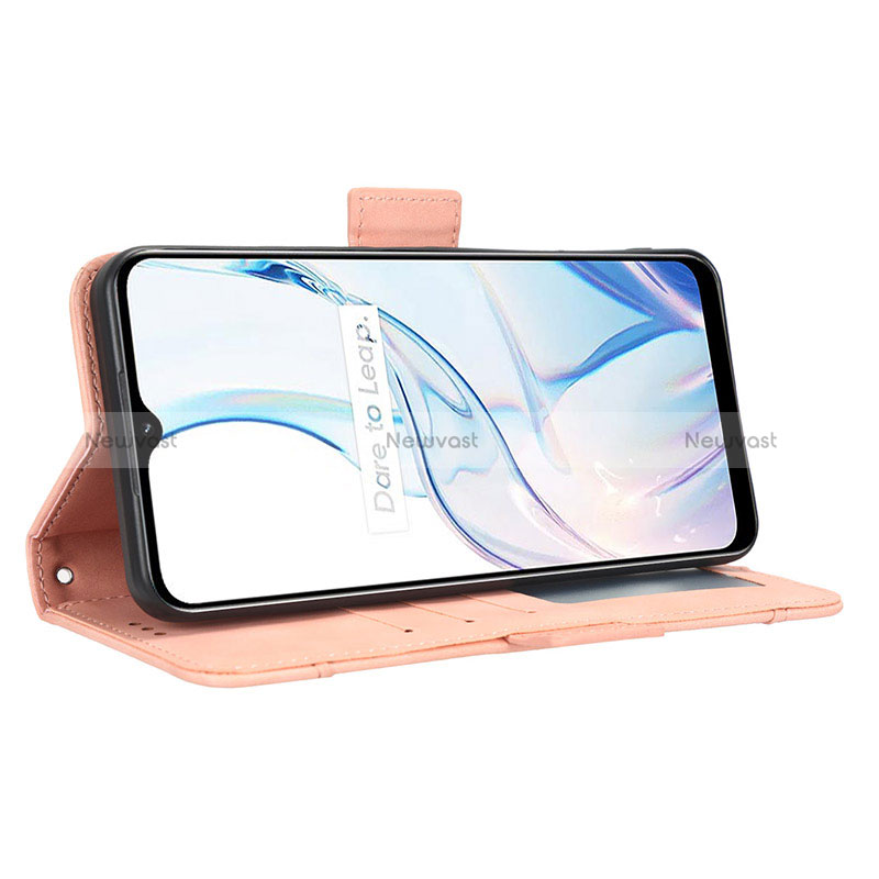 Leather Case Stands Flip Cover Holder BY2 for Realme C30