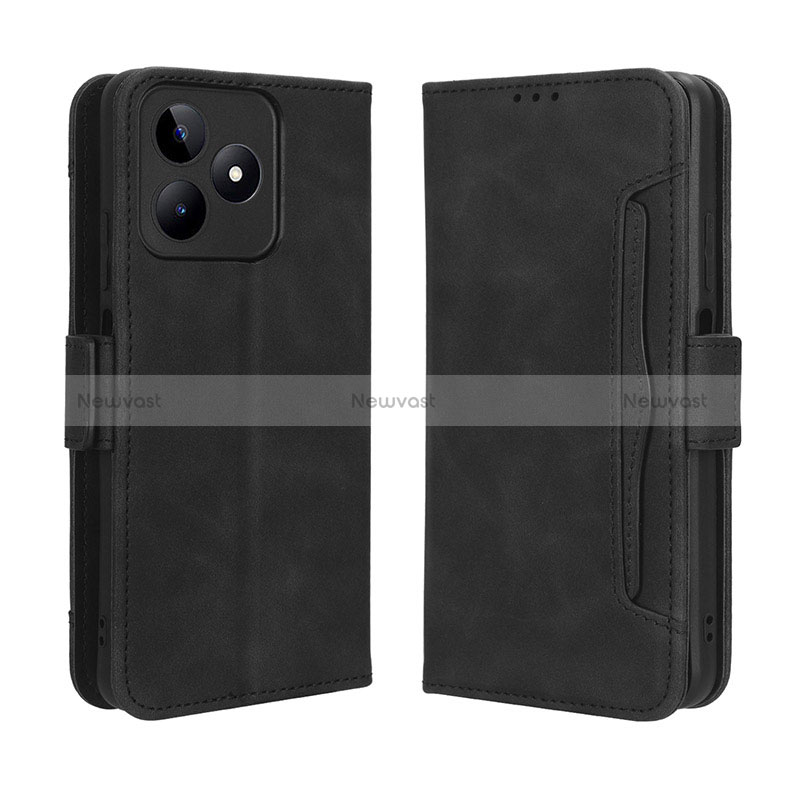 Leather Case Stands Flip Cover Holder BY2 for Realme C51