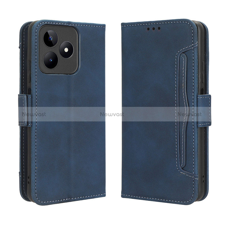 Leather Case Stands Flip Cover Holder BY2 for Realme C53 India