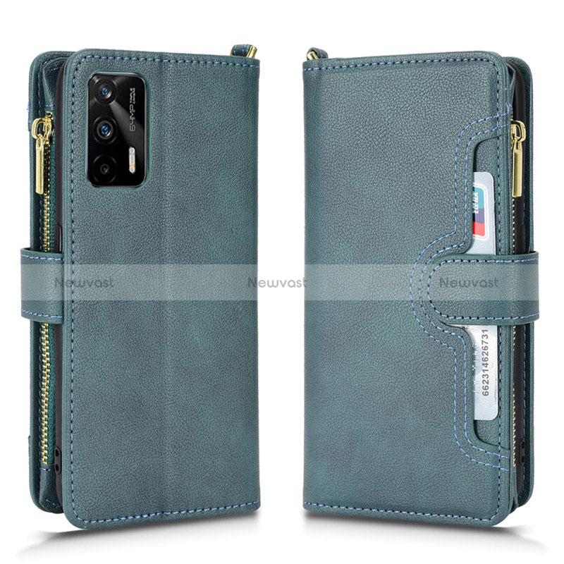 Leather Case Stands Flip Cover Holder BY2 for Realme GT 5G