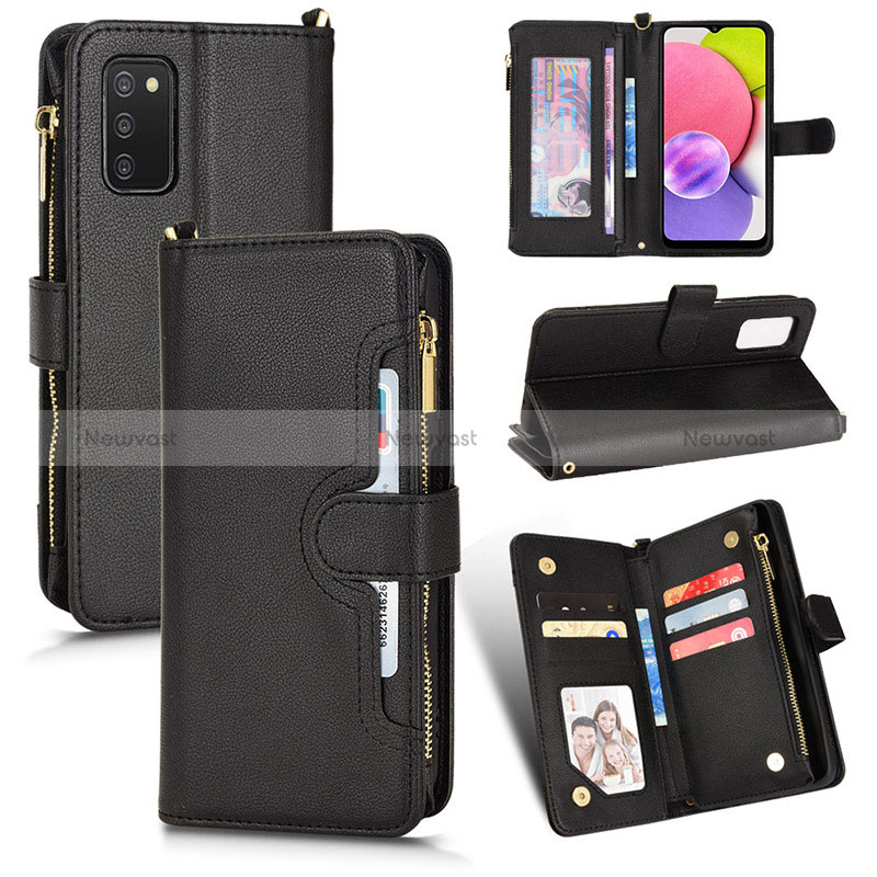 Leather Case Stands Flip Cover Holder BY2 for Samsung Galaxy F02S SM-E025F