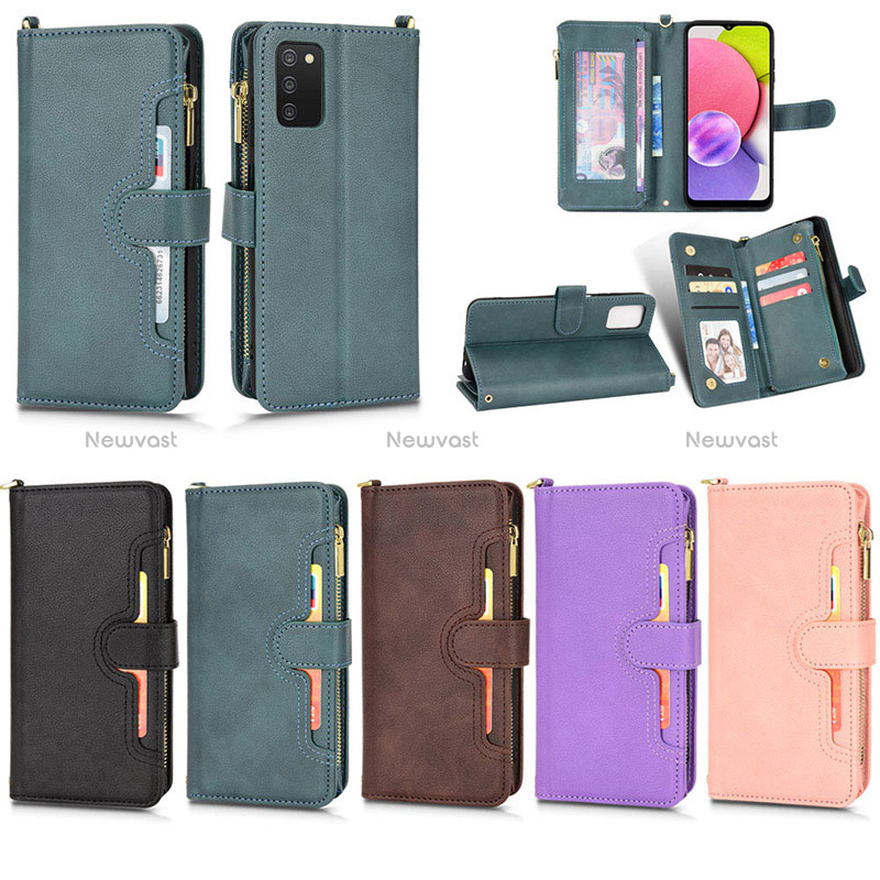 Leather Case Stands Flip Cover Holder BY2 for Samsung Galaxy F02S SM-E025F