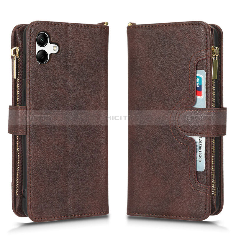 Leather Case Stands Flip Cover Holder BY2 for Samsung Galaxy F04