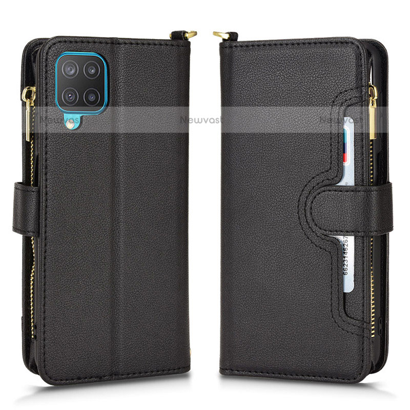 Leather Case Stands Flip Cover Holder BY2 for Samsung Galaxy F12