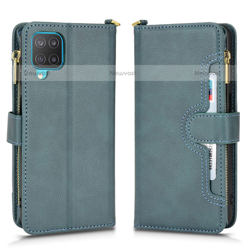 Leather Case Stands Flip Cover Holder BY2 for Samsung Galaxy F12