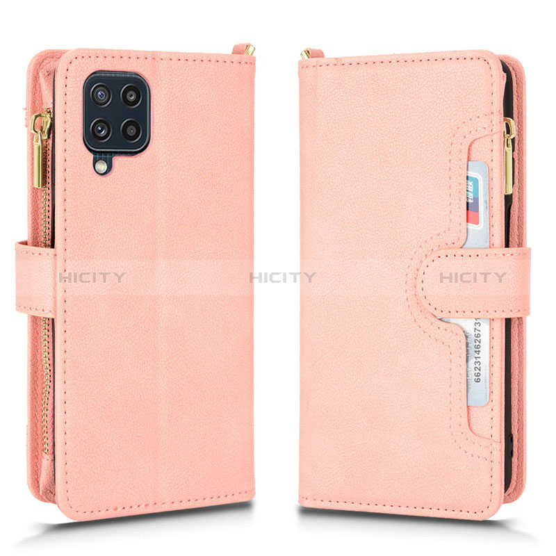 Leather Case Stands Flip Cover Holder BY2 for Samsung Galaxy F22 4G