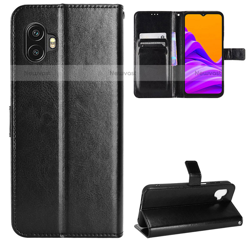 Leather Case Stands Flip Cover Holder BY2 for Samsung Galaxy XCover 6 Pro 5G