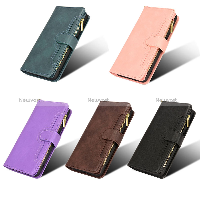 Leather Case Stands Flip Cover Holder BY2 for Sharp Aquos Zero6