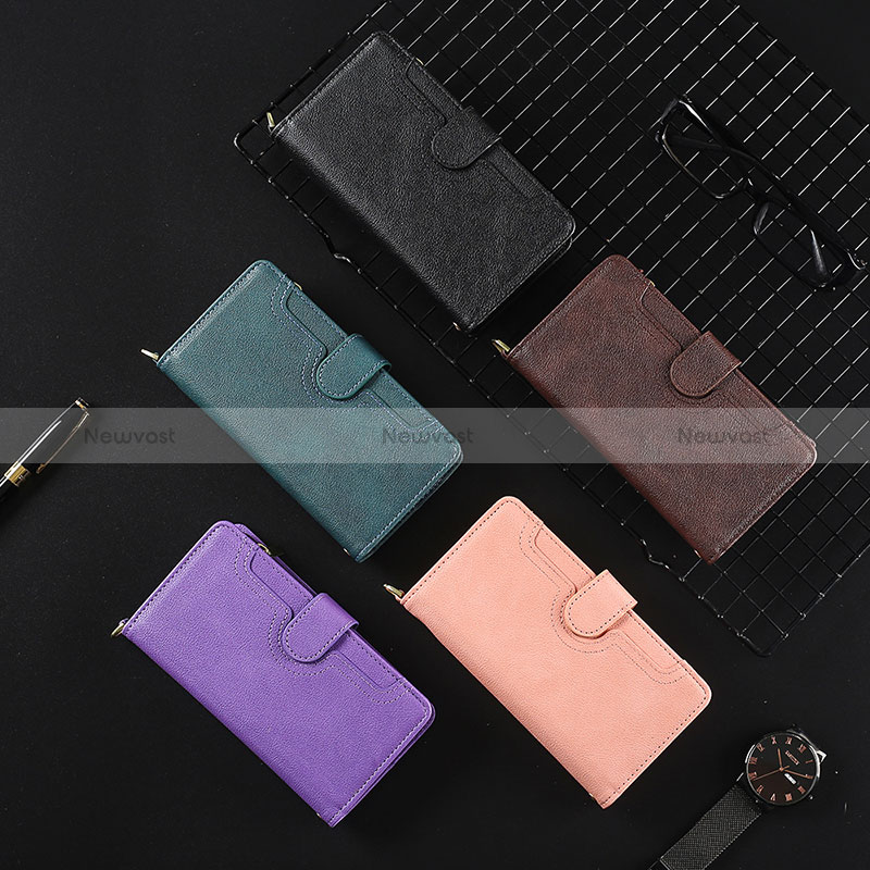 Leather Case Stands Flip Cover Holder BY2 for Sony Xperia 1 V