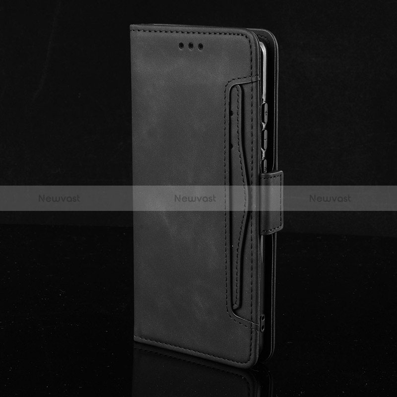 Leather Case Stands Flip Cover Holder BY2 for Xiaomi Black Shark 5 Pro 5G Black