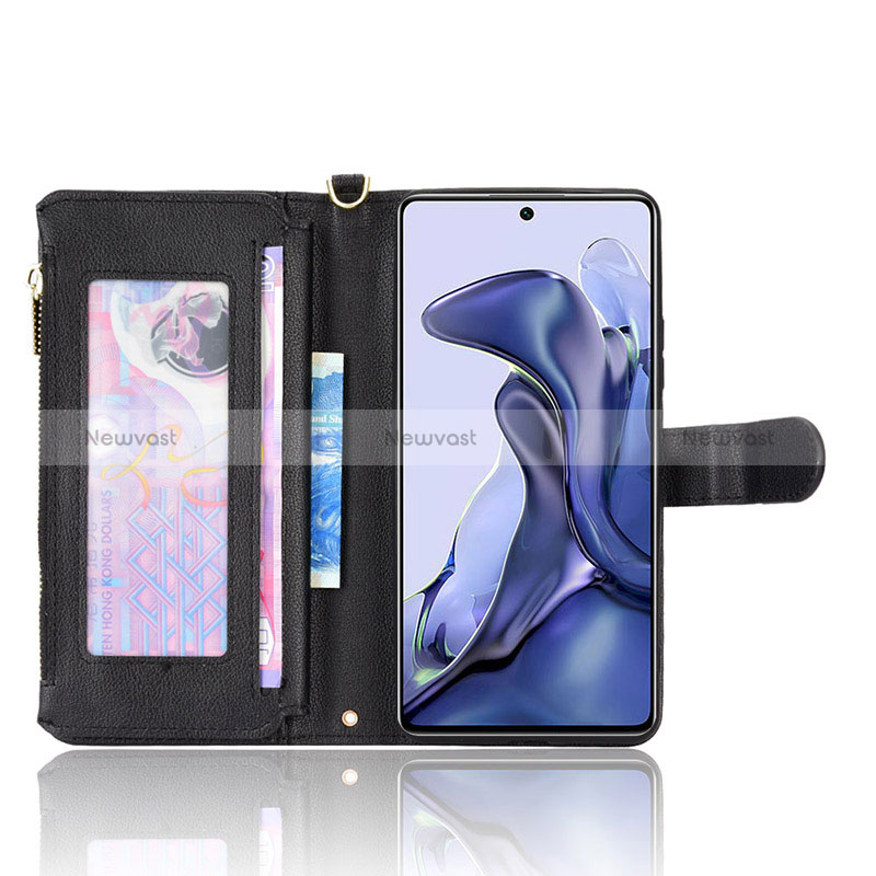 Leather Case Stands Flip Cover Holder BY2 for Xiaomi Mi 11T Pro 5G