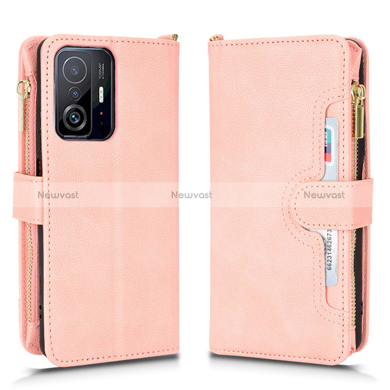 Leather Case Stands Flip Cover Holder BY2 for Xiaomi Mi 11T Pro 5G