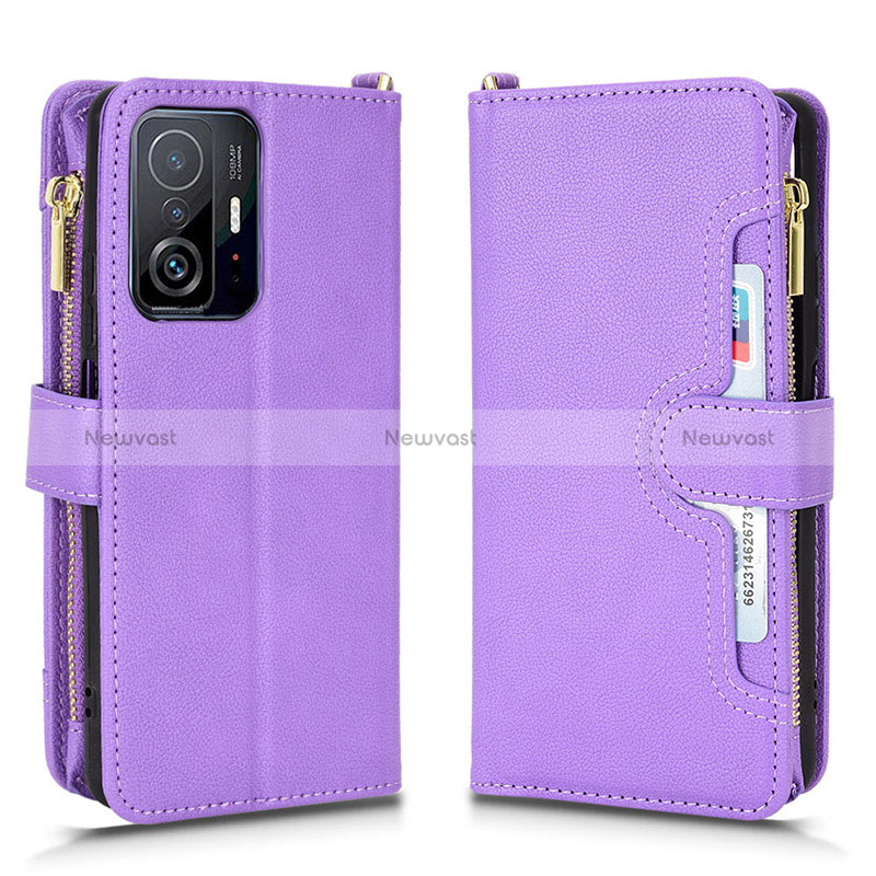 Leather Case Stands Flip Cover Holder BY2 for Xiaomi Mi 11T Pro 5G