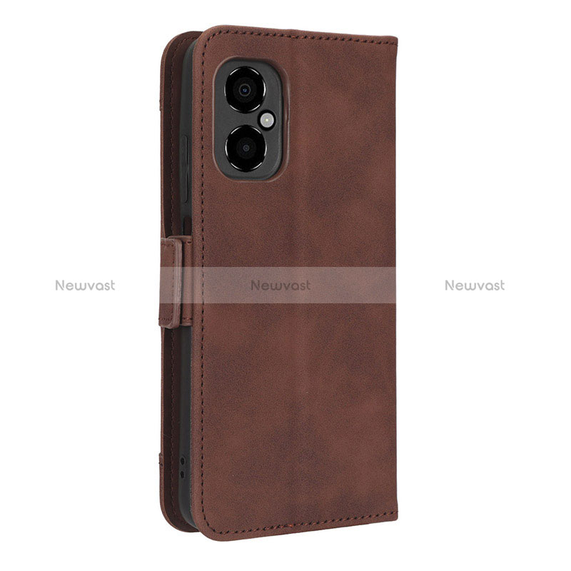 Leather Case Stands Flip Cover Holder BY2 for Xiaomi Poco M4 5G