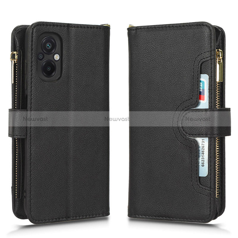 Leather Case Stands Flip Cover Holder BY2 for Xiaomi Poco M5 4G