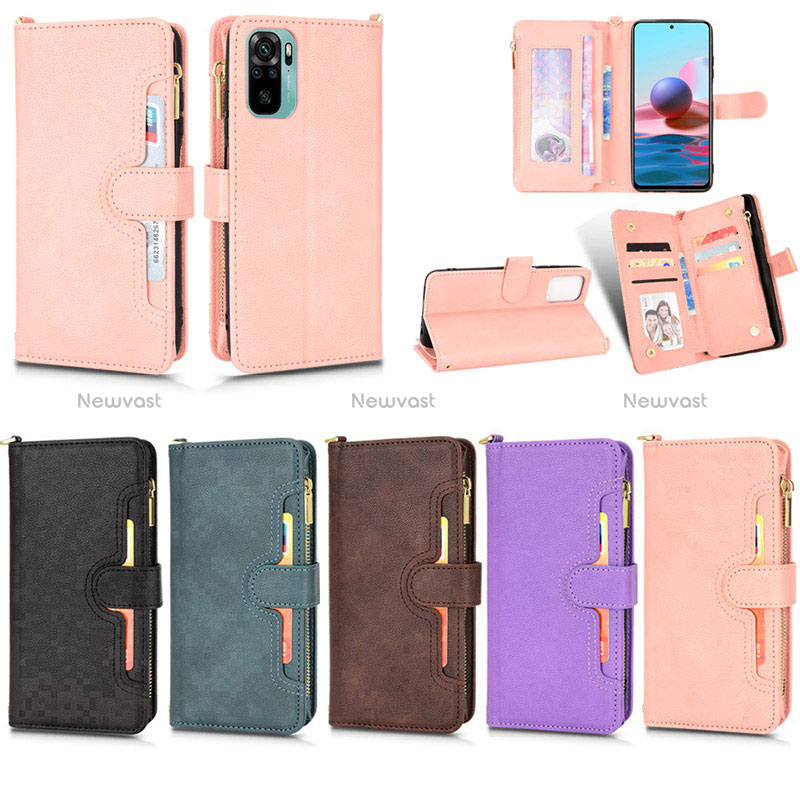 Leather Case Stands Flip Cover Holder BY2 for Xiaomi Poco M5S