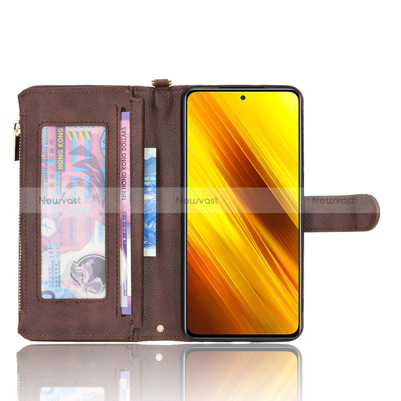 Leather Case Stands Flip Cover Holder BY2 for Xiaomi Poco X3 NFC