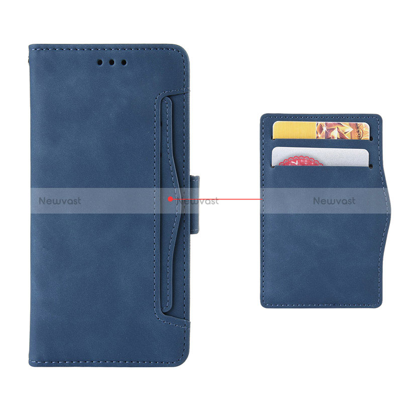 Leather Case Stands Flip Cover Holder BY2 for Xiaomi Redmi 11 Prime 5G