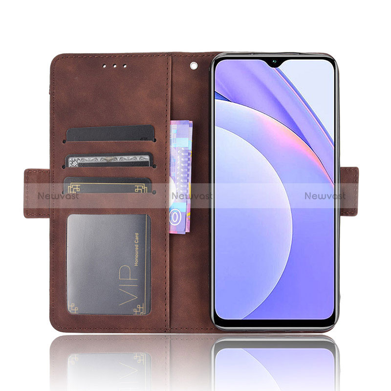 Leather Case Stands Flip Cover Holder BY2 for Xiaomi Redmi 9 Power