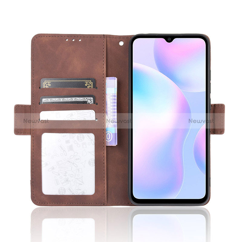 Leather Case Stands Flip Cover Holder BY2 for Xiaomi Redmi 9i