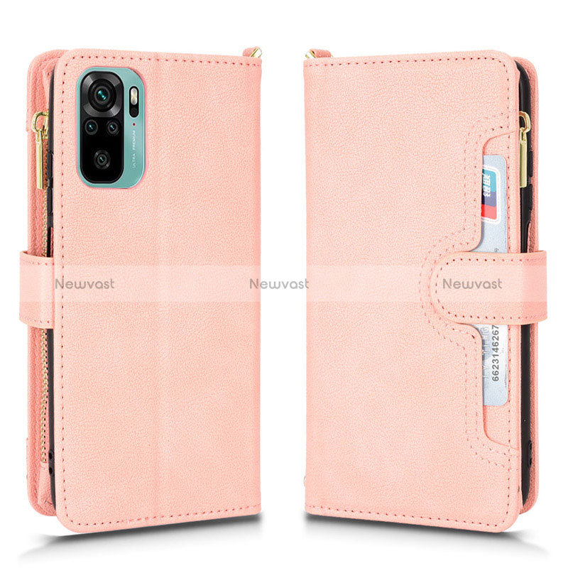 Leather Case Stands Flip Cover Holder BY2 for Xiaomi Redmi Note 11 SE India 4G