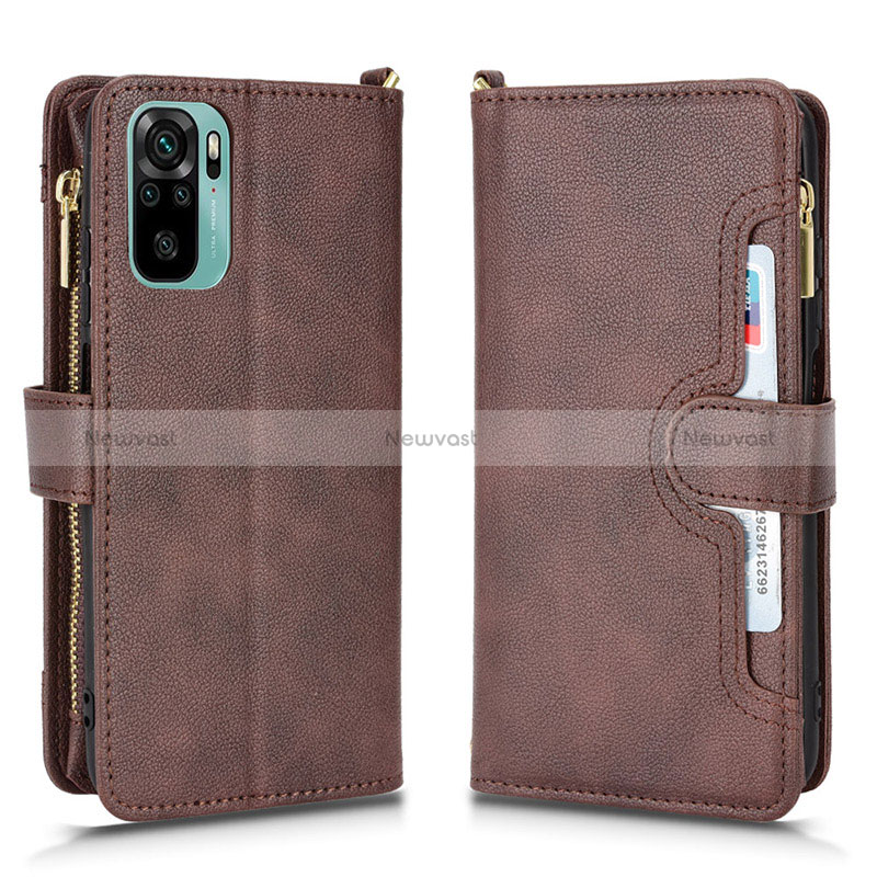 Leather Case Stands Flip Cover Holder BY2 for Xiaomi Redmi Note 11 SE India 4G